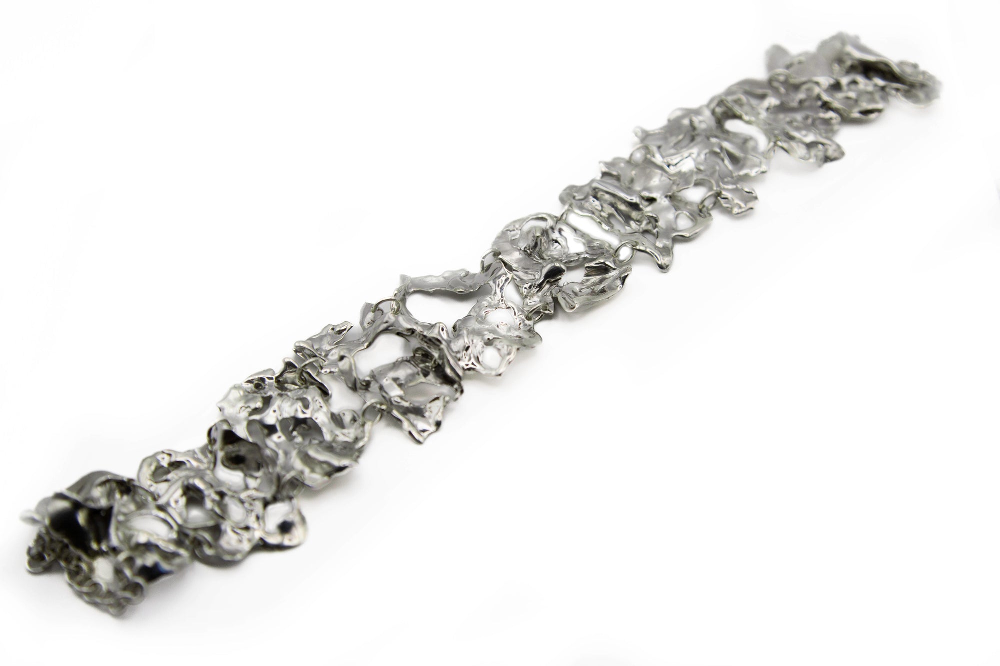 HAPTIK CHOKER hand-carved 925 sterling silver CHUNKY choker
