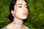 NEXUS handmade sterling silver earrings inspired by neural pathways
