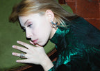 GLEAM hand-carved 925 sterling silver earrings with bold statement design