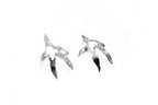 GLEAM hand-carved 925 sterling silver earrings with bold statement design
