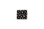 "MYRIA hand-carved sterling silver ring with unique geometrical design
