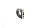OUCH. hand-carved sterling silver ring celebrating imperfection and flaws