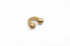TWIN PEAKS handmade gold ring with two bold turquoise stones