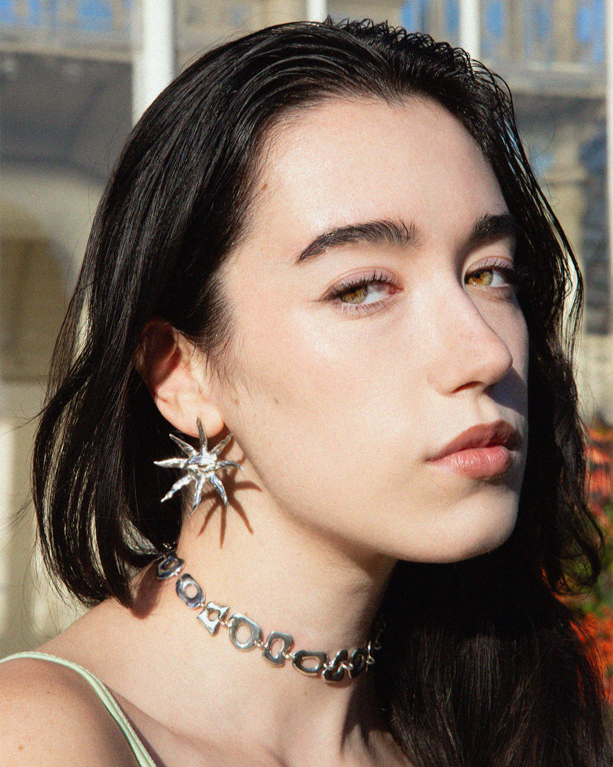 THE PORTAL CHOKER showing abstract interconnected shapes and central openings