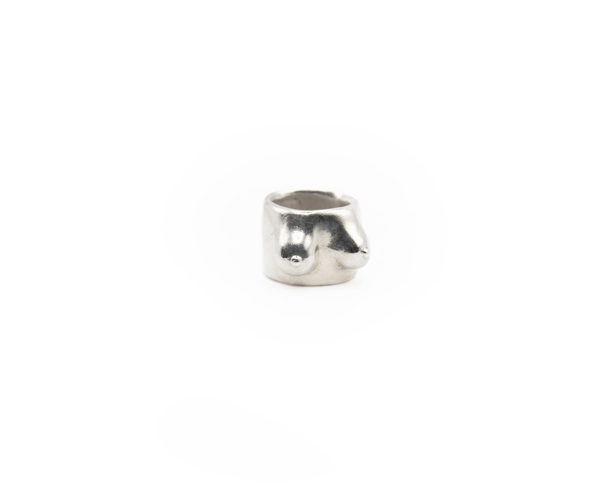 feminine body-shaped ring, cheeky, 925 sterling silver, hand-made