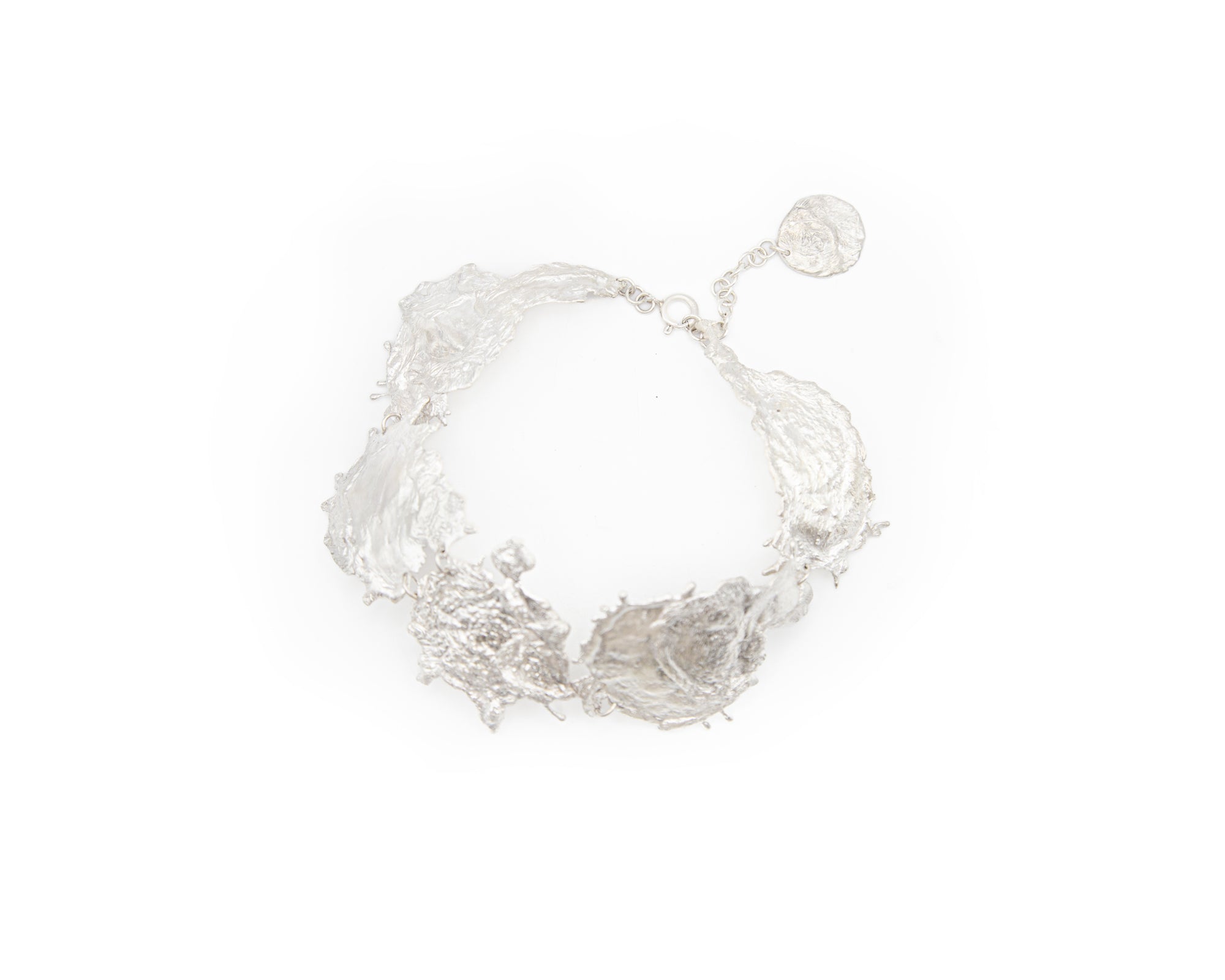 NEXUS CHOKER in 925 sterling silver.  A jewel symbol of cognitive connections and creativity