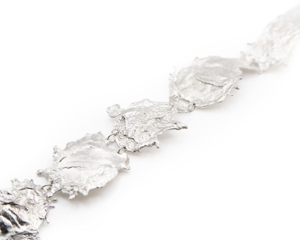 NEXUS CHOKER in 925 sterling silver.  A jewel symbol of cognitive connections and creativity