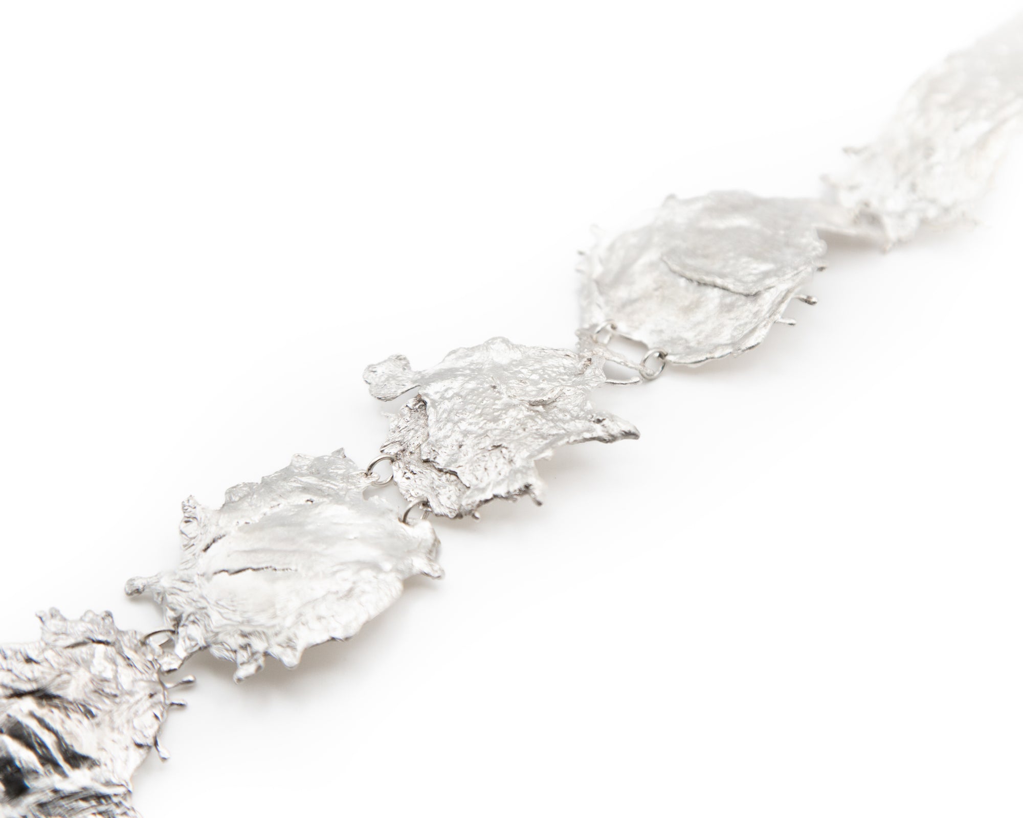 NEXUS CHOKER in 925 sterling silver.  A jewel symbol of cognitive connections and creativity