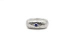 AZURE handmade sterling silver ring with divine protection symbolism