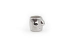 BODHI II hand-carved 925 sterling silver ring celebrating body positivity