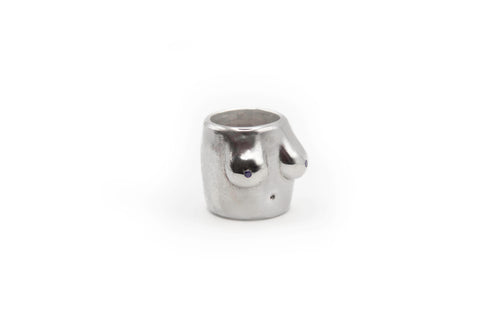 BODHI II hand-carved 925 sterling silver ring celebrating body positivity