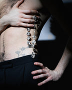 925 sterling silver necklace + pyrite stone.