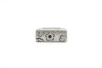1960 hand-carved 925 sterling silver ring inspired by free-spirited 1960s era