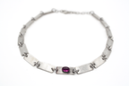 VOYAGE - SMALL handmade sterling silver choker with geometric design