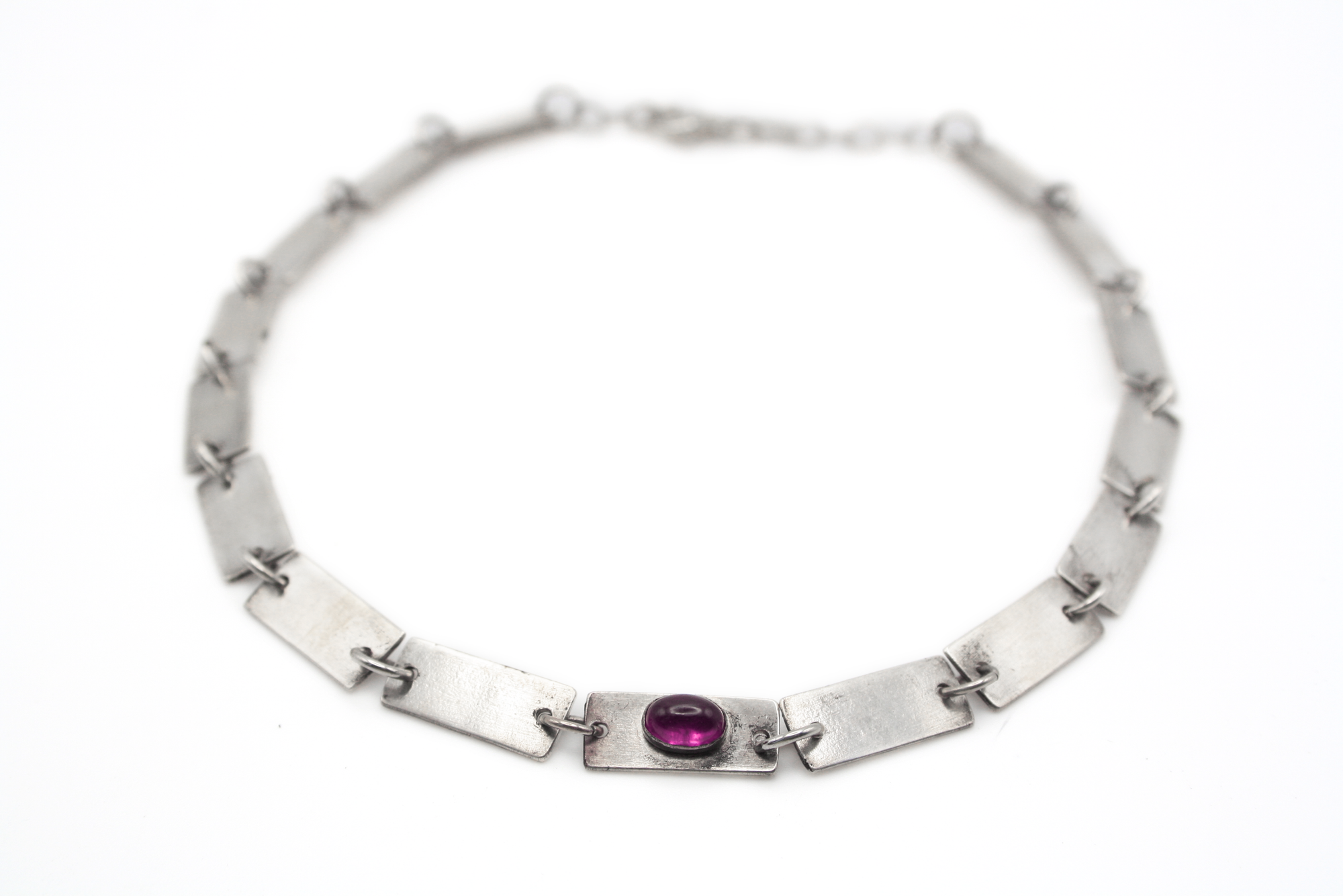 VOYAGE - SMALL handmade sterling silver choker with geometric design