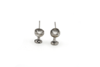 SIP & REVEAL hand-carved 925 sterling silver earrings. for wine lovers.