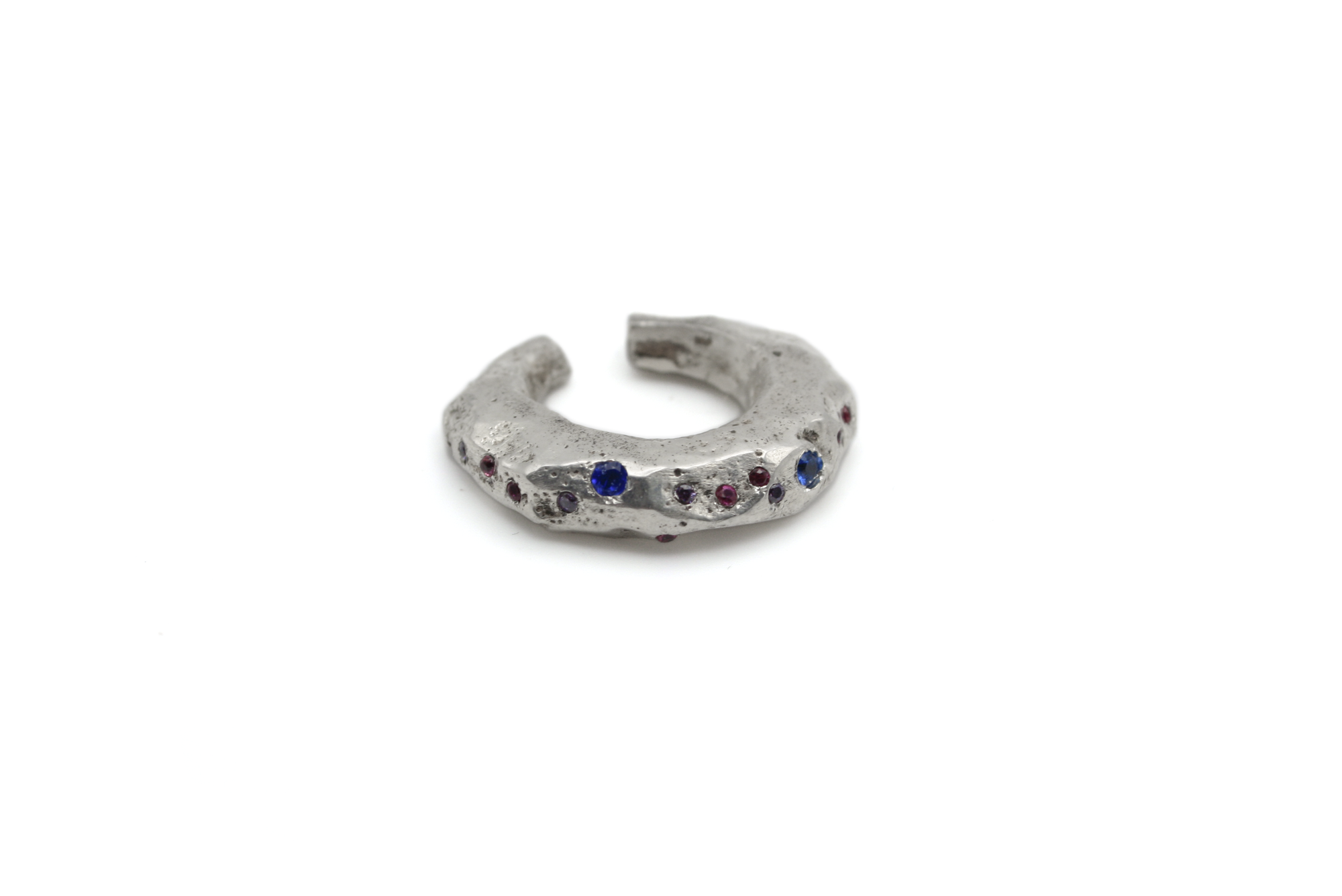 VAN GOGH ear cuff in sterling silver inspired by Starry Night painting