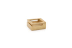 NUMBER 4 hand-carved 24K gold-plated brass ring with numerology symbolism