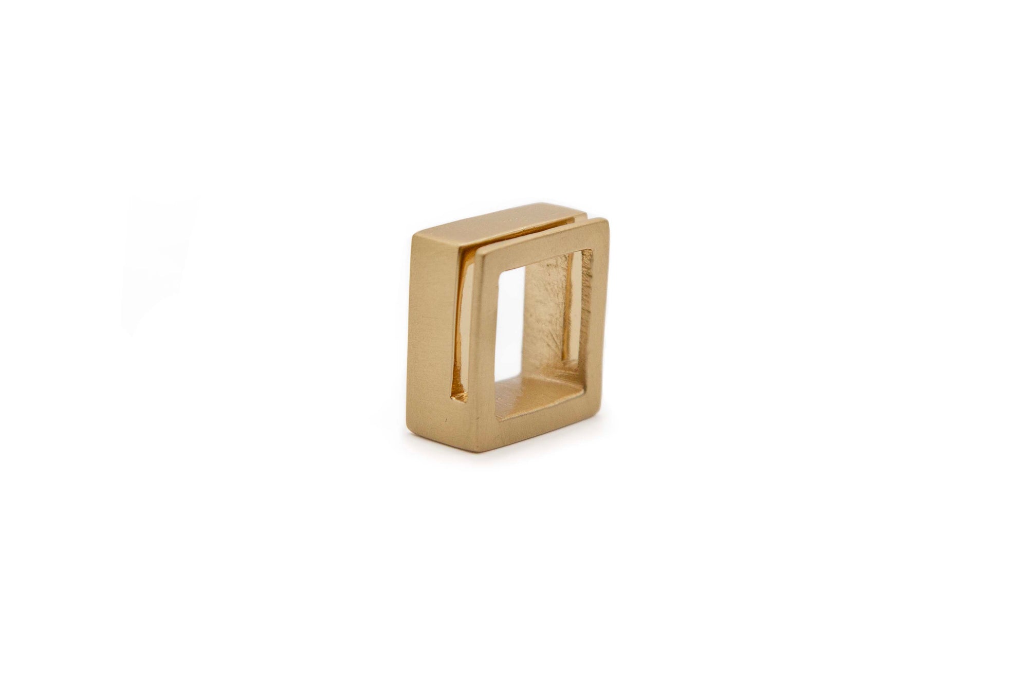 Close-up of NUMBER 4 ring showing stability and balance design
